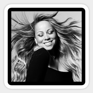 Mariah  Carey beautiful women Sticker